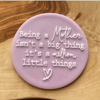 Muttertagsstempel. Fondant Icing Keks Dekorieren von CosyBloomShapeNStamp