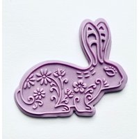 Osterhase Debosser Stempel Mit Ausstecher. Popup Embosser Fondant Icing Dekorieren von CosyBloomShapeNStamp