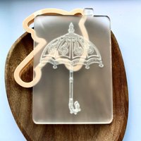 Regenschirm Prägestempel Stempel Und Cutter von CosyBloomShapeNStamp