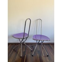 Ikea Isak Klappstuhl Niels Gammelgard Memphis Style, Lila von CosyEcke