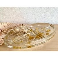 Mid-Century Walther Glas 4-Geteilte Snackschale - Made in Germany von CosyEcke