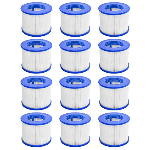 CosySpa Ersatz Whirlpool Filter | hochwertiger Filterkartusche für Whirlpool als Standard oder Einschrauben erhältlich | Einzeln, 6er- oder 12er-Set erhältlich (12er-Set, Einschrauben) von CosySpa