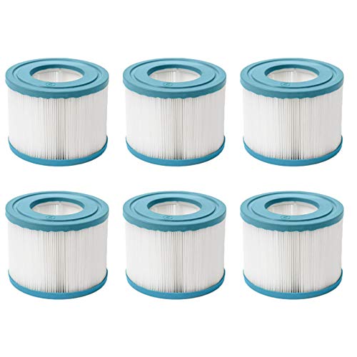 CosySpa Ersatz Whirlpool Filter | hochwertiger Filterkartusche für Whirlpool als Standard oder Einschrauben erhältlich | Einzeln, 6er- oder 12er-Set erhältlich (6er-Set, Standard) von CosySpa
