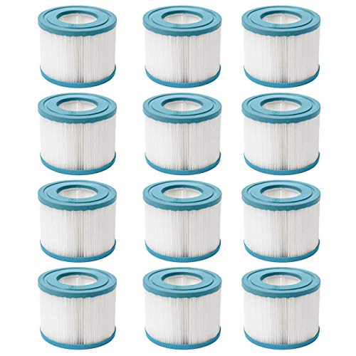 CosySpa Ersatz Whirlpool Filter | hochwertiger Filterkartusche für Whirlpool als Standard oder Einschrauben erhältlich | Einzeln, 6er- oder 12er-Set erhältlich (12er-Set, Standard) von CosySpa