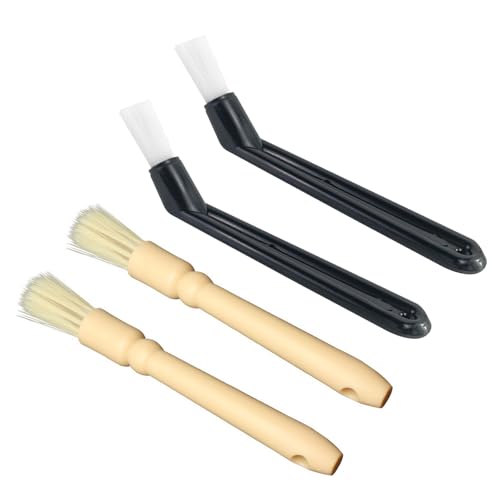 Kaffee Pinsel Reinigungspinsel, 4-teilig Kaffee Reinigungsbürste Gruppenkopf Barista Pinsel mit Soft für Espresso-Kaffeemaschine von Cosysparks