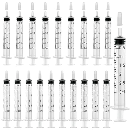 20 Stück Spritzen 3ml mit Kappe, 3ml Einwegspritzen Ohne Nadel, Kunststoff Dosier Futterspritze für Wissenschaftliche Labor FlüSsigkeitsmessung Kolostrum TierfüTterung PflanzenbewäSserung 20 Stück Spritzen 3ml mit Kappe, 3ml Einwegspritzen Ohne Nadel, Kunststoff Dosier Futterspritze für Wissenschaftliche Labor FlüSsigkeitsmessung Kolostrum TierfüTterung PflanzenbewäSserung von Cotchen