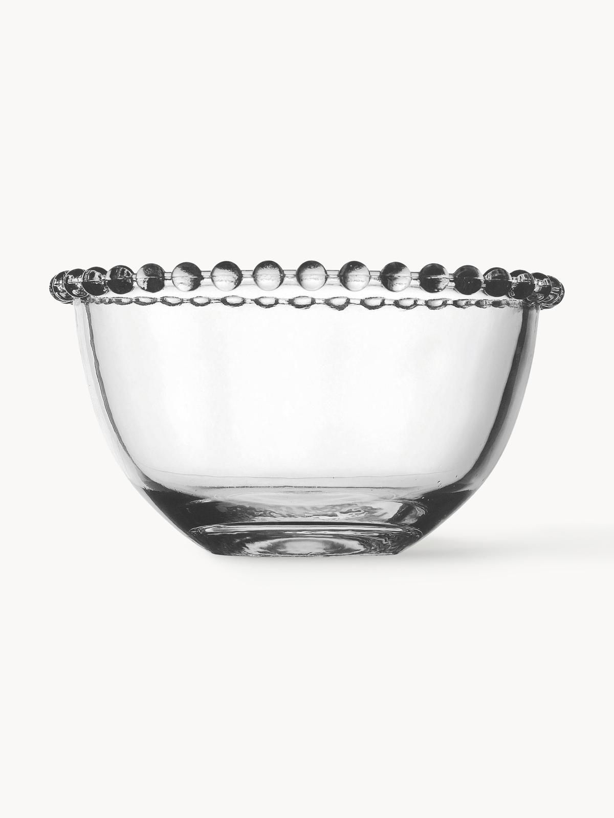 Glas-Schälchen Perles mit Randdekor, 2 Stück von Cote Table