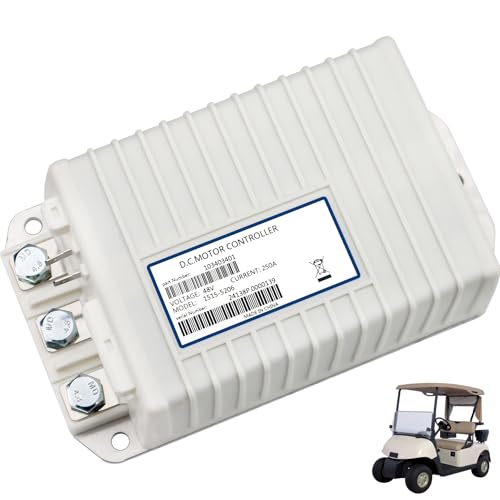 1515-5206 SX DC Speed Motor Controller 48V 250A mit MCOR3 Drossel für Curtis Golf Cart Control #103982301 Kompatibel mit Precedent 2014-2019 Club Car für 15155206 1515-5201, Weiß 1515-5206 SX DC Speed Motor Controller 48V 250A mit MCOR3 Drossel für Curtis Golf Cart Control #103982301 Kompatibel mit Precedent 2014-2019 Club Car für 15155206 1515-5201, Weiß von Cotether