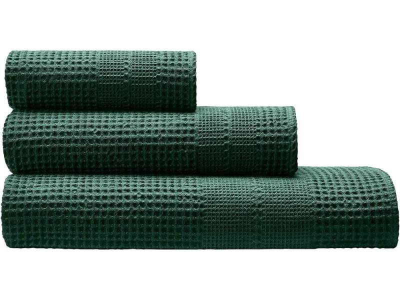 Cotonea Gästehandtuch Cotonea Bio-Waffelpikee-Gästetuch, 35 x 50 cm, Bio, 580 g/m² von Cotonea