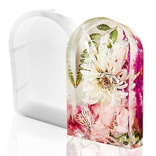 Cotsdan Große Bogen-Silikonform, tiefe Epoxidharz-Formen für Blumen, Konservierung, 23.2x15.3x5.3 cm, Buchstützen, große Hohlräume, Silikonformen für Harz, Gießharz, Kunst, DIY, Hochzeit, Geburtstag Cotsdan Große Bogen-Silikonform, tiefe Epoxidharz-Formen für Blumen, Konservierung, 23.2x15.3x5.3 cm, Buchstützen, große Hohlräume, Silikonformen für Harz, Gießharz, Kunst, DIY, Hochzeit, Geburtstag von Cotsdan
