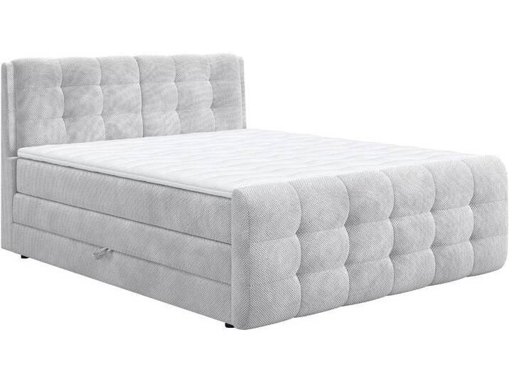 Boxspringbett COTTA Fort mit Bettkasten, inkl. Topper , grau (steinfarben), B:161cm L:228cm, 100% POLYESTER (PES), Komplettbetten, erhältlich in verschiedenen Breiten (160cm, 180cm & 200cm), Topseller von Cotta