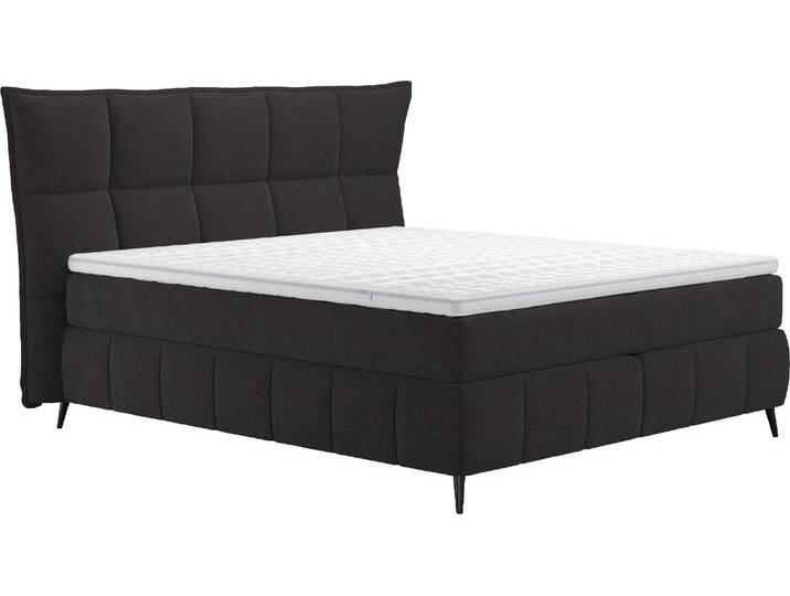 Boxspringbett COTTA Sarah , schwarz, B:211cm L:215cm, 100% Polyester, Komplettbetten, inkl. Topper, 2 Matratzenkerne, Härtegrade H2, H3 oder H4 Boxspringbett COTTA Sarah , schwarz, B:211cm L:215cm, 100% Polyester, Komplettbetten, inkl. Topper, 2 Matratzenkerne, Härtegrade H2, H3 oder H4 von Cotta