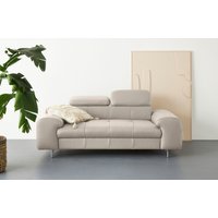 COTTA 2-Sitzer "Chef", Big-Sofa mit Kopfteilverstellung, edle Metallkufen COTTA 2-Sitzer "Chef", Big-Sofa mit Kopfteilverstellung, edle Metallkufen von Cotta