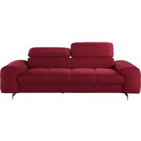 COTTA 3-Sitzer "Chef" Big-Sofa mit Kopfteilverstellung, edle Metallkufen COTTA 3-Sitzer "Chef" Big-Sofa mit Kopfteilverstellung, edle Metallkufen von Cotta