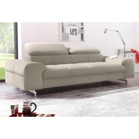 COTTA 3-Sitzer "Chef" Big-Sofa mit Kopfteilverstellung, edle Metallkufen COTTA 3-Sitzer "Chef" Big-Sofa mit Kopfteilverstellung, edle Metallkufen von Cotta