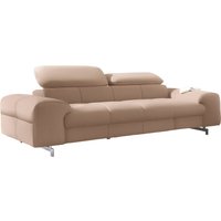 COTTA 3-Sitzer "Chef" Big-Sofa mit Kopfteilverstellung, edle Metallkufen COTTA 3-Sitzer "Chef" Big-Sofa mit Kopfteilverstellung, edle Metallkufen von Cotta