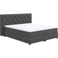 COTTA Boxspringbett "Castle", mit Strasssteinen im Kopfteil, inkl. Topper von Cotta