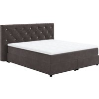 COTTA Boxspringbett "Castle", mit Strasssteinen im Kopfteil, inkl. Topper von Cotta