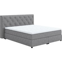 COTTA Boxspringbett "Castle", mit Strasssteinen im Kopfteil, inkl. Topper von Cotta