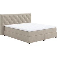 COTTA Boxspringbett "Castle", mit Strasssteinen im Kopfteil, inkl. Topper von Cotta