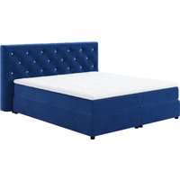 COTTA Boxspringbett "Castle", mit Strasssteinen im Kopfteil, inkl. Topper von Cotta