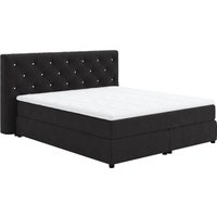 COTTA Boxspringbett "Castle", mit Strasssteinen im Kopfteil, inkl. Topper von Cotta