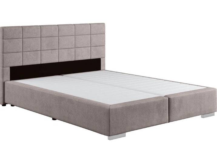 COTTA Boxspringbett Simba, grau, ohne Matratze, ohne Matratze, hellgrau von Cotta