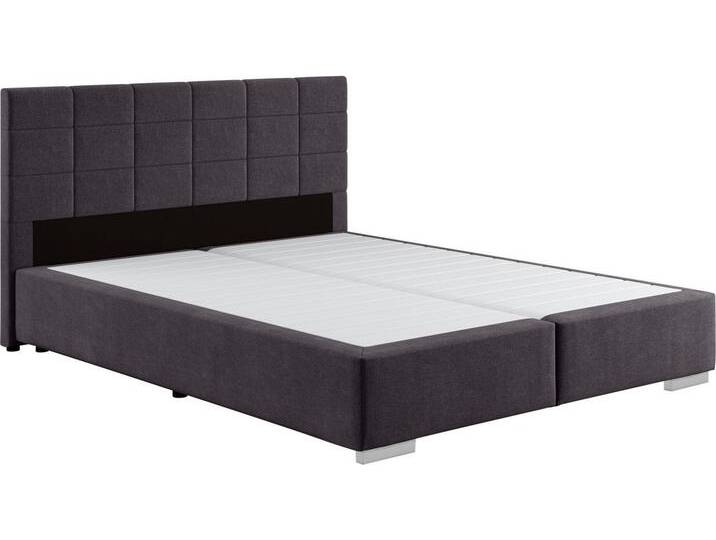 COTTA Boxspringbett Simba, schwarz, ohne Matratze, ohne Matratze, anthrazit von Cotta