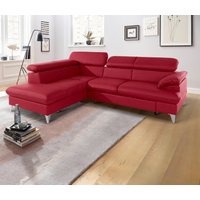 COTTA Ecksofa "Caluso L-Form", mit Kopfteilverstellung, wahlweise mit Bettfunktion & Bettkasten von Cotta