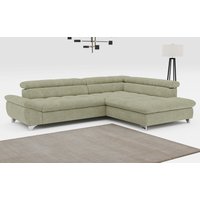 COTTA Ecksofa "Gemini L-Form", mit Kopfteilverstellung, wahlweise mit Bettfunktion von Cotta