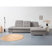 COTTA Ecksofa "Holiday L-Form mit Sitztiefen-, Armteil- und Kopfteilverstellung", wahlweise mit Bettfunktion & Bettkasten von Cotta