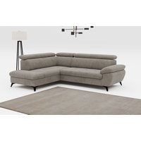 COTTA Ecksofa "Hudson L-Form", mit Kopfteilverstellung, wahlweise mit Bettfunktion & Bettkasten von Cotta