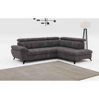 COTTA Ecksofa "Hudson L-Form", mit Kopfteilverstellung, wahlweise mit Bettfunktion & Bettkasten von Cotta