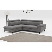 COTTA Ecksofa "Hudson L-Form", mit Kopfteilverstellung, wahlweise mit Bettfunktion & Bettkasten von Cotta