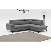 COTTA Ecksofa "Hudson L-Form", mit Kopfteilverstellung, wahlweise mit Bettfunktion & Bettkasten von Cotta
