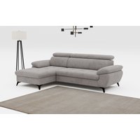 COTTA Ecksofa "Hudson L-Form", mit Kopfteilverstellung, wahlweise mit Bettfunktion & Bettkasten von Cotta