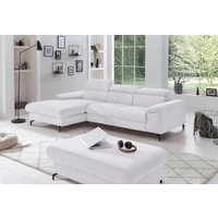 COTTA Ecksofa "Kitty L-Form, B: 242 cm" mit Kopfteilverstellung, optional Bettfunktion & Bettkasten von Cotta
