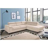 COTTA Ecksofa "Komaris L-Form", mit Kopfteilverstellung, wahlweise mit Bettfunktion & Bettkasten von Cotta