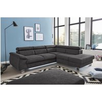 COTTA Ecksofa "Komaris L-Form mit Kopfteilverstellung", wahlweise mit Bettfunktion, Bettkasten & Beleuchtung von Cotta