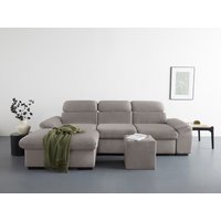 COTTA Ecksofa "Lola L-Form", (Set, mit Hocker) von Cotta