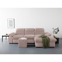 COTTA Ecksofa "Lola L-Form", (Set, mit Hocker) von Cotta