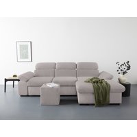 COTTA Ecksofa "Lola L-Form", (Set, mit Hocker) von Cotta