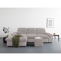 COTTA Ecksofa "Lola L-Form", (Set, mit Hocker) von Cotta