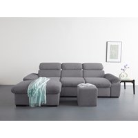 COTTA Ecksofa "Lola L-Form", (Set, mit Hocker) von Cotta