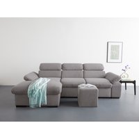 COTTA Ecksofa "Lola L-Form", (Set, mit Hocker) von Cotta