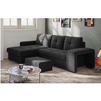 COTTA Ecksofa "Mattina L-Form", inkl. Hocker, wahlweise mit Bettfunktion und Bettkasten von Cotta