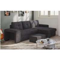 COTTA Ecksofa "Mattina L-Form", inkl. Hocker, wahlweise mit Bettfunktion und Bettkasten von Cotta