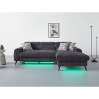 COTTA Ecksofa "Mia L-Form", 3-tlg.-Kissen-Set, Recamiere, wahlweise mit oder ohne RGB-Beleuchtung COTTA Ecksofa "Mia L-Form", 3-tlg.-Kissen-Set, Recamiere, wahlweise mit oder ohne RGB-Beleuchtung von Cotta
