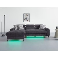 COTTA Ecksofa "Mia L-Form mit 3 Zierkissen", wahlweise mit Bettfunktion, Bettkasten, Beleuchtung & Wireless-Charger COTTA Ecksofa "Mia L-Form mit 3 Zierkissen", wahlweise mit Bettfunktion, Bettkasten, Beleuchtung & Wireless-Charger von Cotta