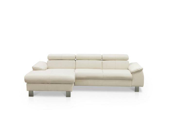 COTTA Ecksofa Micky Echtleder, Echtleder mit Schlaffunktion und Bettkasten, beige, bianco COTTA Ecksofa Micky Echtleder, Echtleder mit Schlaffunktion und Bettkasten, beige, bianco von Cotta